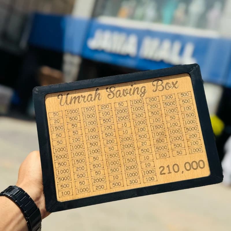 Umrah Saving Box Camel Brown